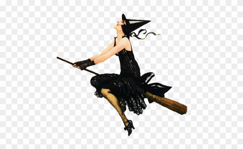 Halloween Party Witch Flying On Broom - Don't Make Me Release The Flying Monkeys Shower Cu #1244580