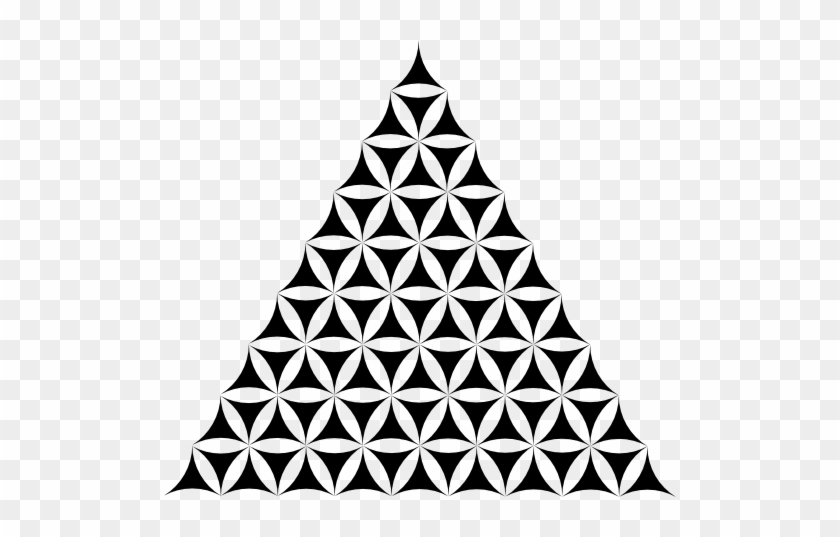 Round Triangle Mess Clipart - Triangulo De Circulos #1244702