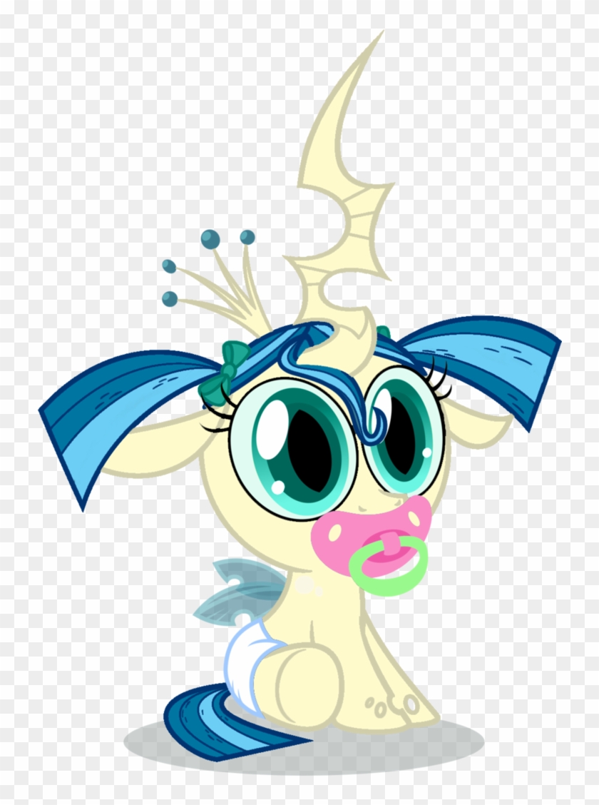 Baby Tina Fountain Heart - Mlp Changeling New Form Oc #1244734