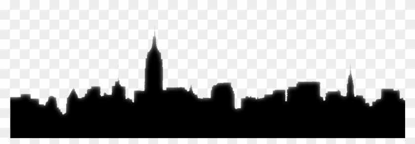 New York City Skyline Silhouette Filenyc Skyline Silhouette - Nyc Skyline Png #1244842