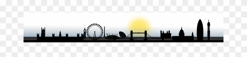 London Skyline Silhouette City Cityscape E - London City Skyline Vector #1244851