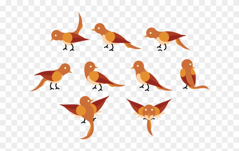 Nightingale Cartoon Vector - Common Nightingale #1244871