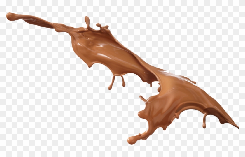 Chocolate Splash Png Clipart - Chocolate Milk Splash Png #1244886