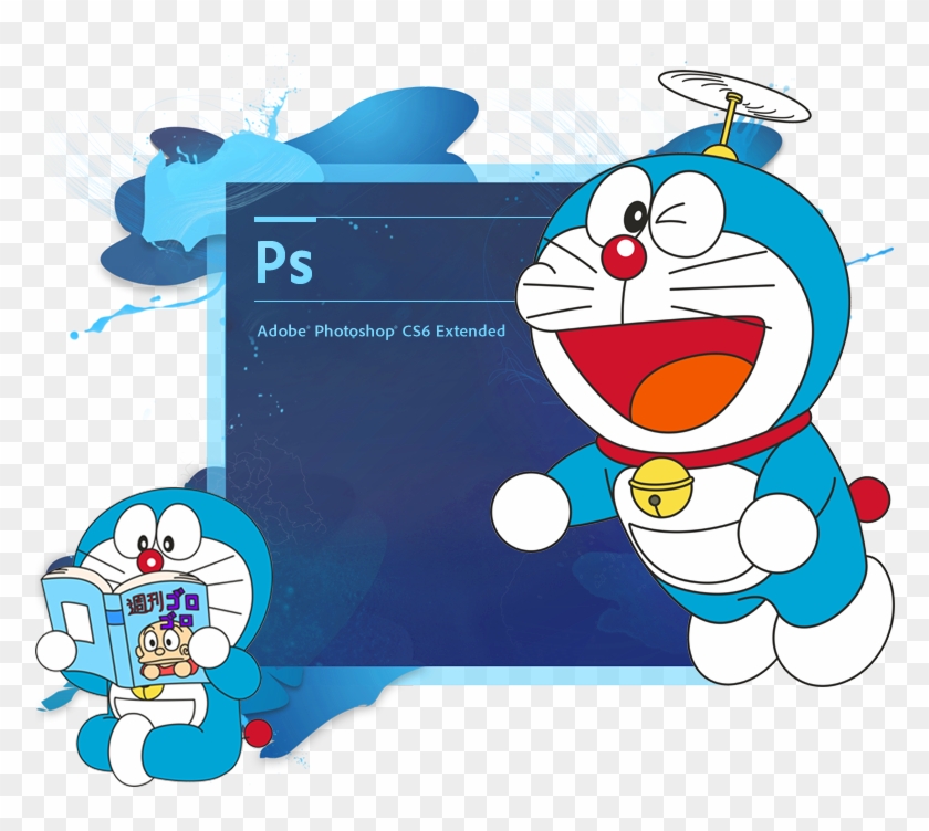 Doraemon Photoshop Cs6 Skin Loading By Nadzar02 On - Mobile Phone #1244903