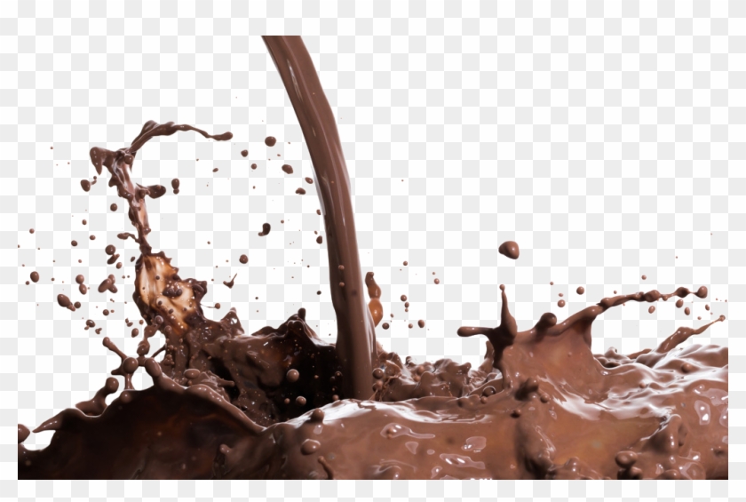 Chocolate Milk White Chocolate Hot Chocolate - Chocolate Splash Png #1244933