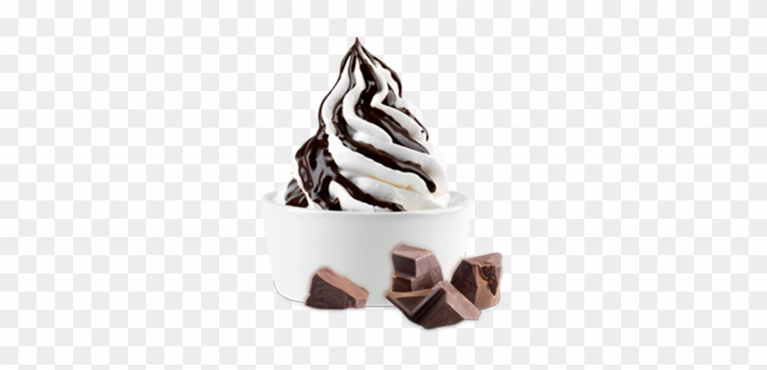 Ice Cream With Chocolate Syrup - Chocolate Sauce Ice Cream #1244992
