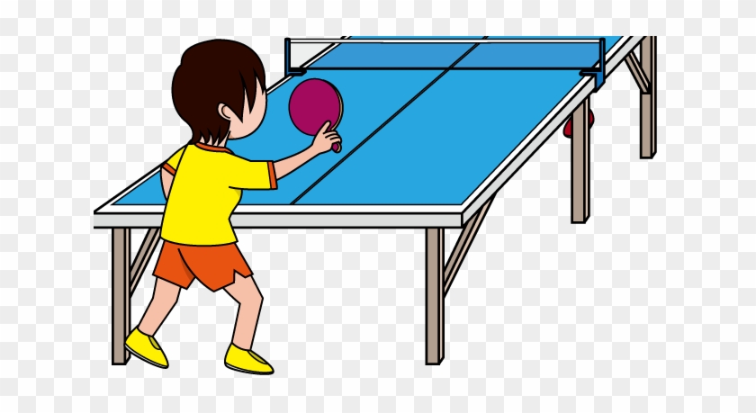 One Person Ping Pong - Play Table Tennis Clipart #1245017