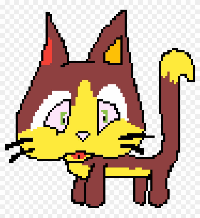 Crazy Cool Cat - Pixel Art #1245199