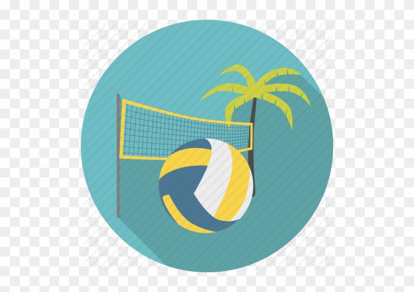 Ball, Equipment, Play, Sport, Volley, Volleyball Icon - Beach Sport Icon #1245249