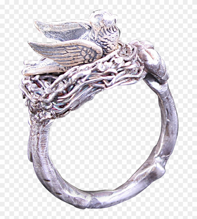 Dove Ring Bird Nest Ring - Engagement Ring #1245286