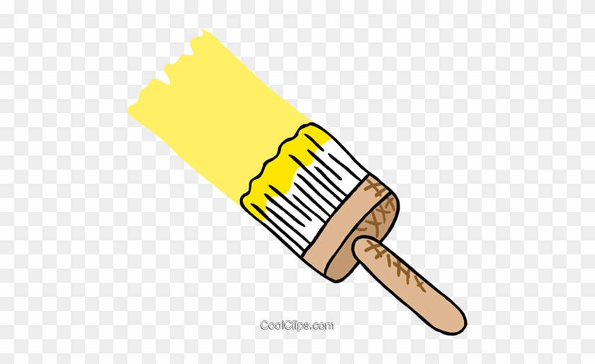 Paint Brush Royalty Free Vector Clip Art Illustration - Paint Brush Clip Art #1245555