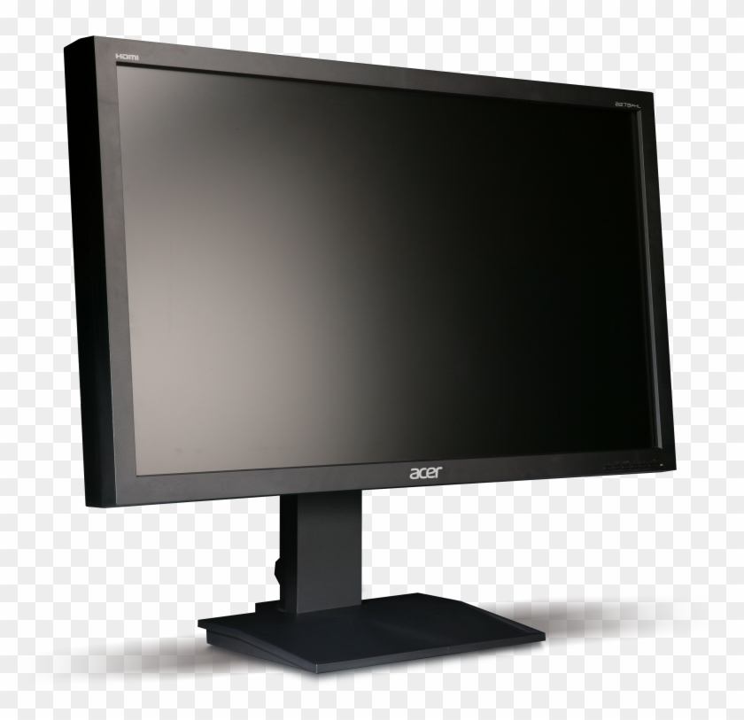 Computer Monitor Clipart Png - Acer B273hu - 27" Tn Lcd Monitor W/ Speaker #1245610