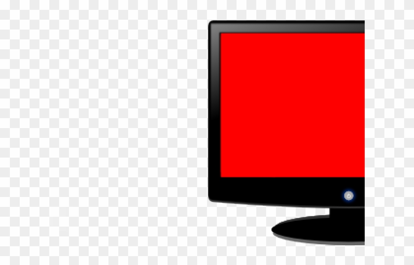 Monitor Clipart Red - Computer Monitor #1245632