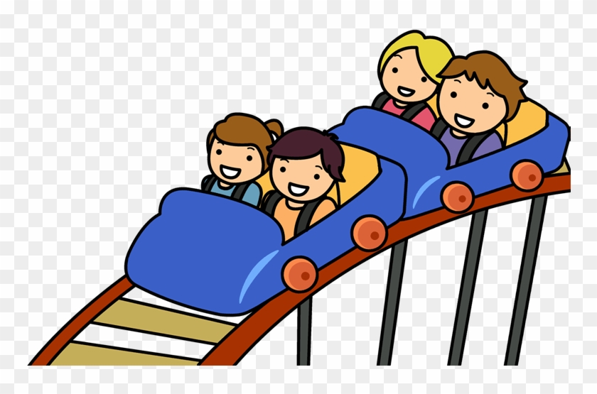Moving Roller Coaster Clipart 4 By Joseph - Riding A Roller Coaster Clipart #1245680