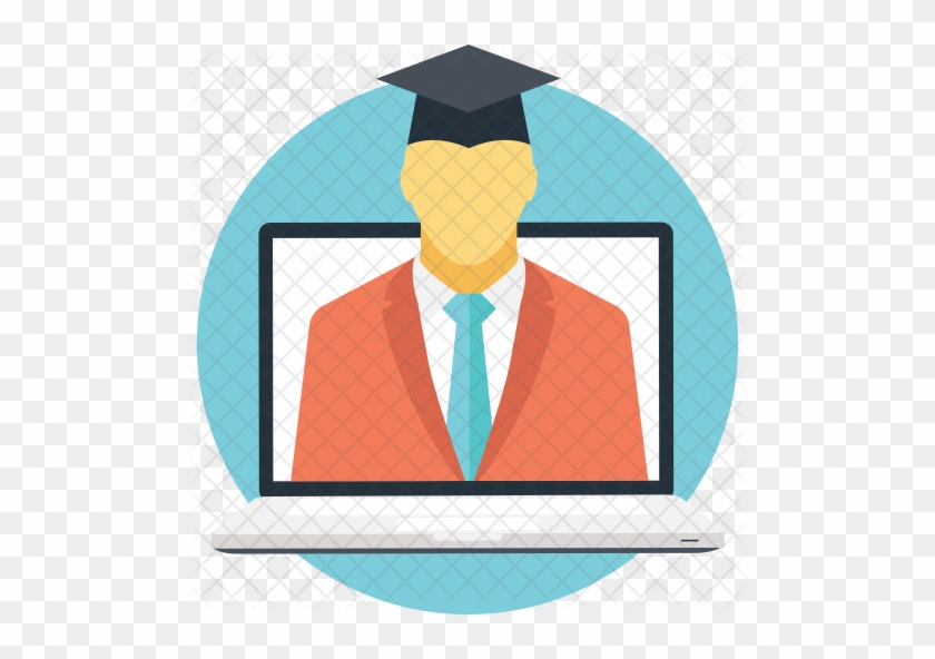 Online Graduation Icon - Education #1245732