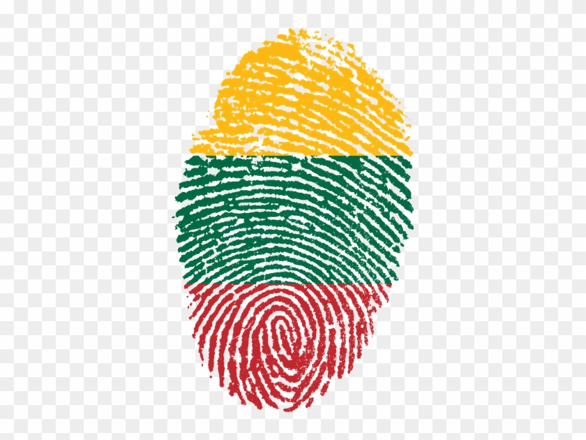 Lithuania, Flag, Fingerprint, Country, Pride, Identity - Ghanaian Art #1245750