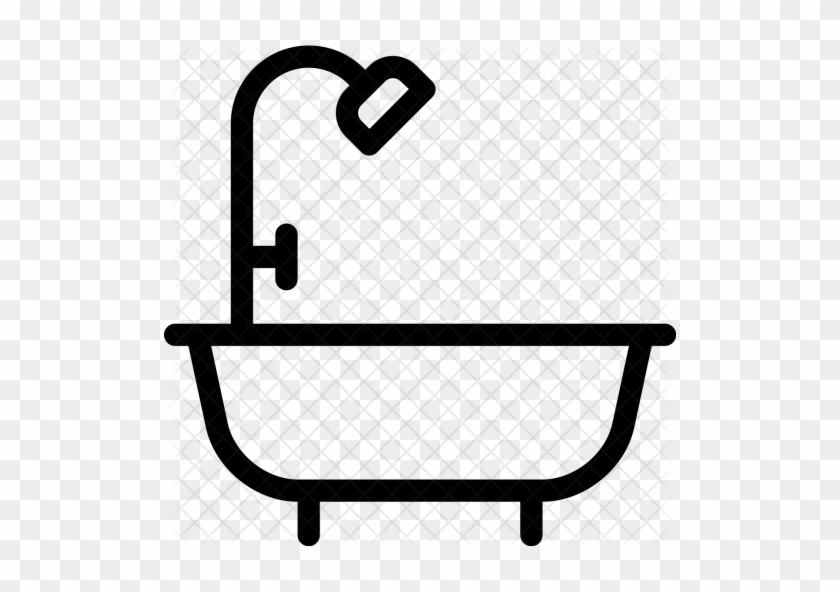 Bath, Shower, Tub, Tap, Water Icon - Bathtub #1245767