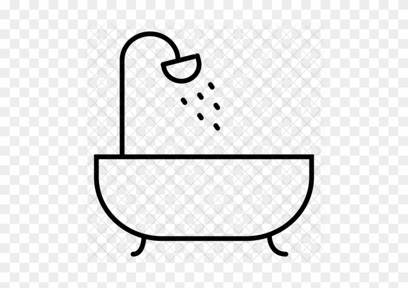 Shower Icon - Bathtub #1245826