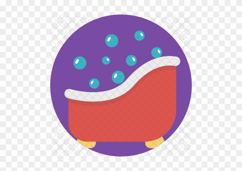 Bathtub Icon - Circle #1245837