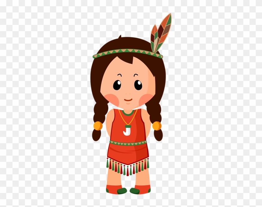Native American Girl Clipar Png Image - Native American Clipart Png #1245845