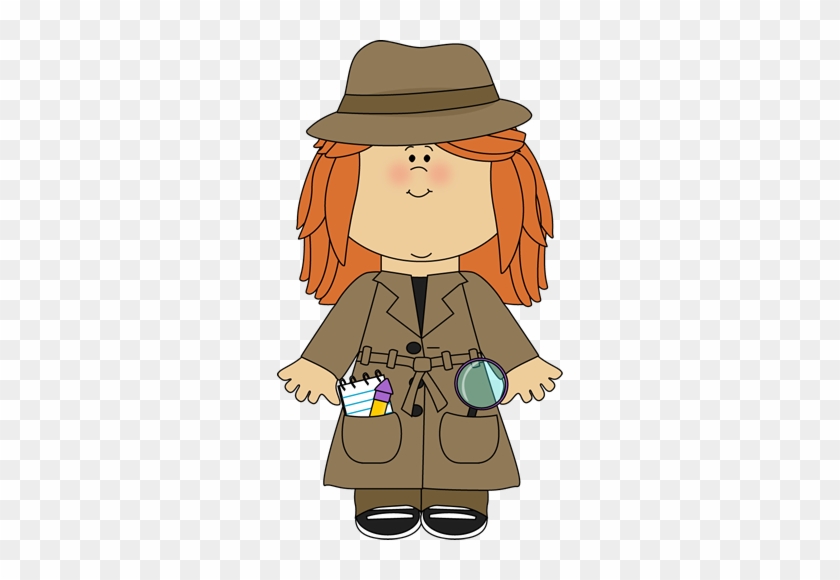 Detective Clip Art - Girl Detective Clipart #1245934