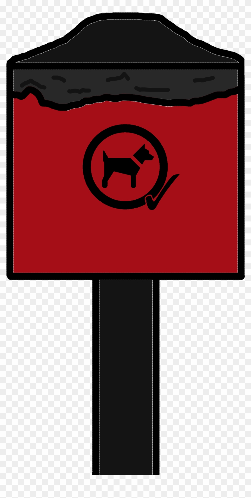 Dog Waste Bin - Traffic Sign #1246015