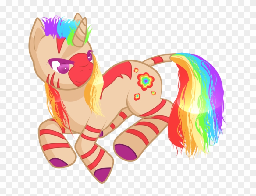 Aisuroma, Mullet, Oc, Oc Only, Pony, Rainbow Hair, - Cartoon #1246037