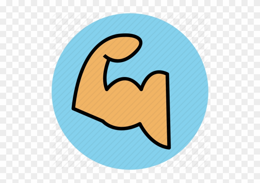 Muscles Icon - Strong Arm Icon #1246291