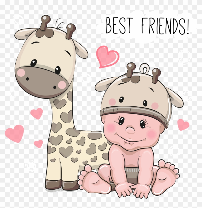 Cartoon Infant Stock Photography Illustration - Baby Cartoon Giraffe #1246319