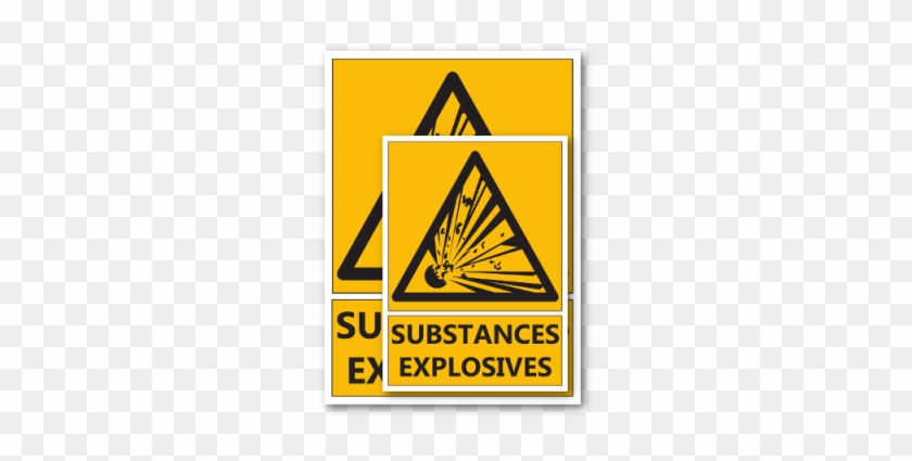 Signalétique "danger Substances Explosives" - Danger Explosives Sign Uk #1246361