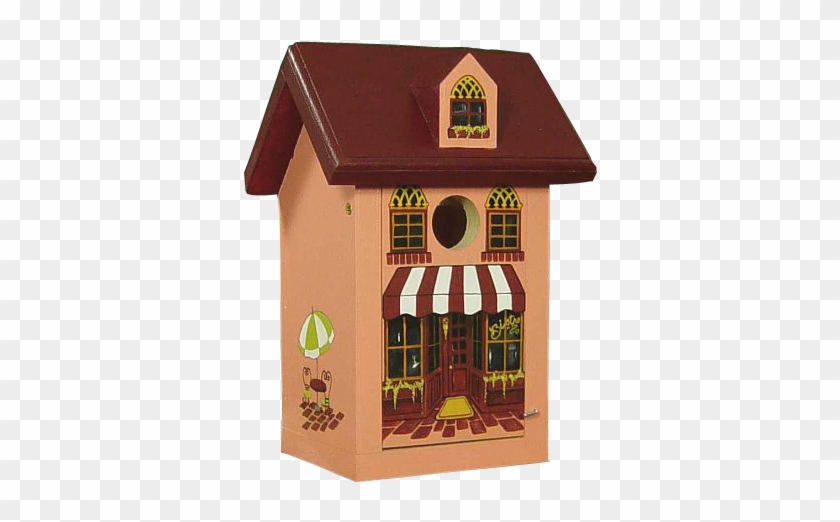 The Backyard Naturalist's Hand Painted Bird House 'café - Bistro #1246477