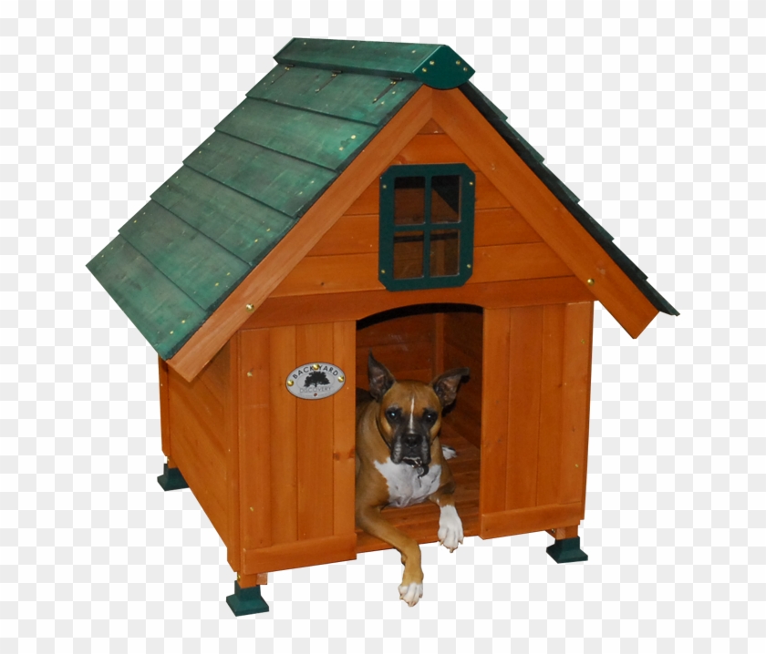 Backyard Discovery's Deluxe Wooden Dog Houses Are A - Doghouse #1246493