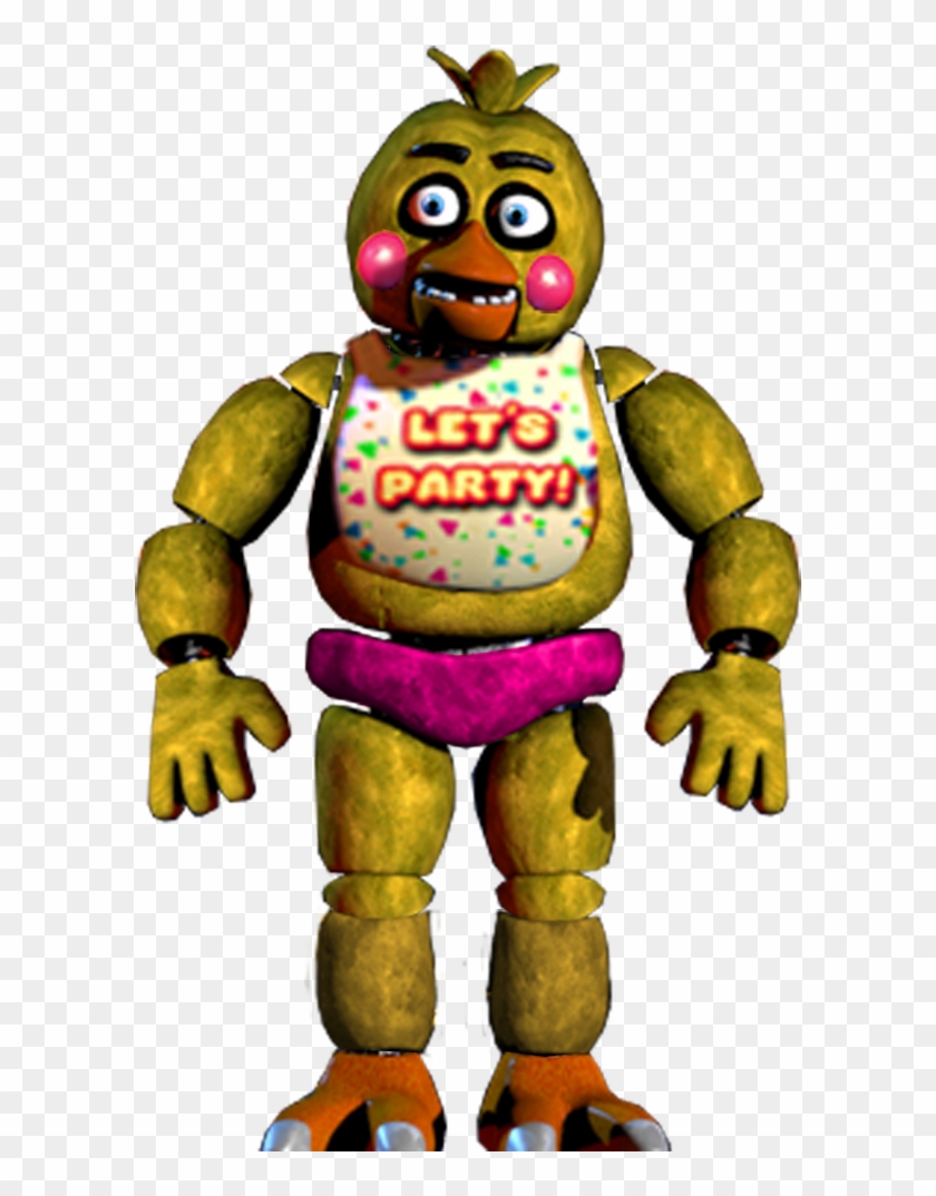 Fnaf 1 Toy Chica By Pkthunderbolt100 - Chica Fnaf Full Body #1246519