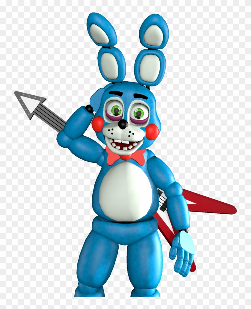 Toy Bonnie [render] By Arrancon - Toy Bonnie X Funtime Foxy #1246529