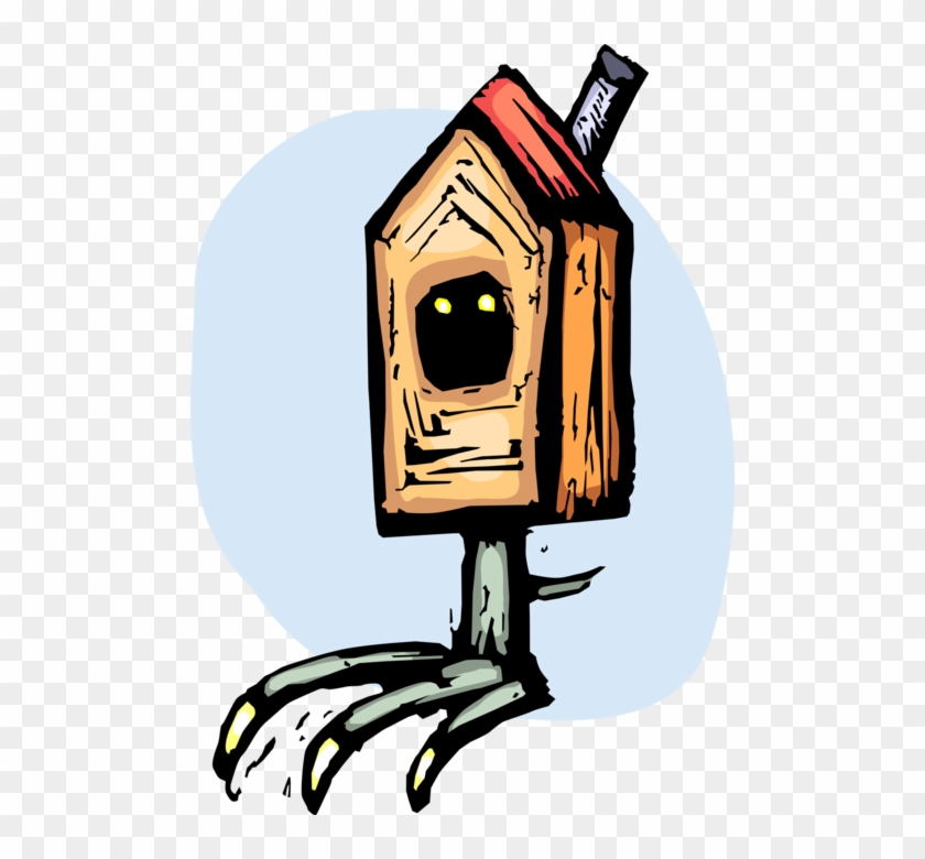 Vector Illustration Of Birdhouse Or Birdbox Nest Boxes - Illustration #1246538