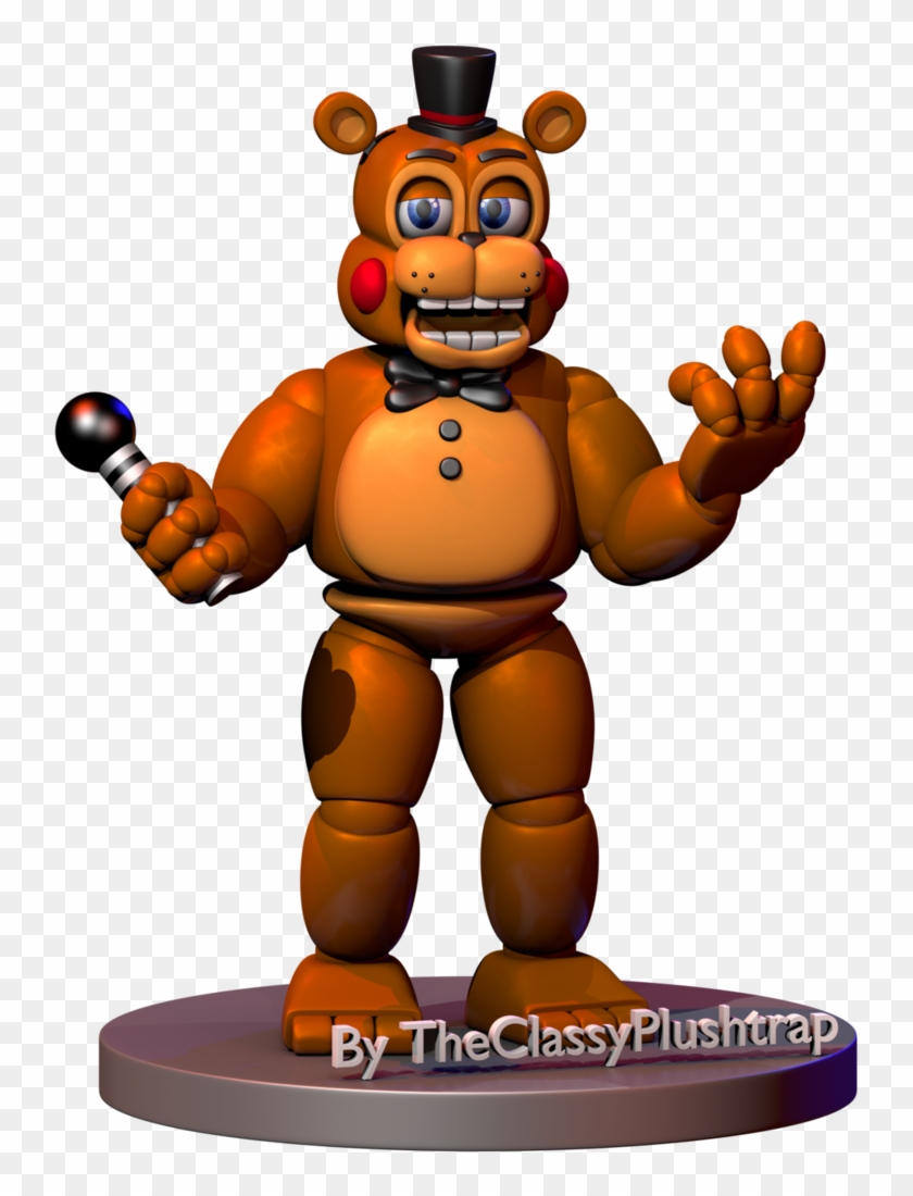 Toon Toy Freddy V3 By Theclassyplushtrap - Toy Freddy Action Figure #1246589