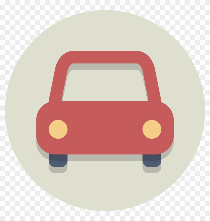 Open - Car Icon Circle Png #1246815