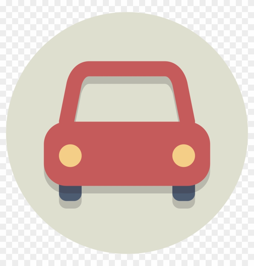 Open - Car Icon Circle Png #1246815
