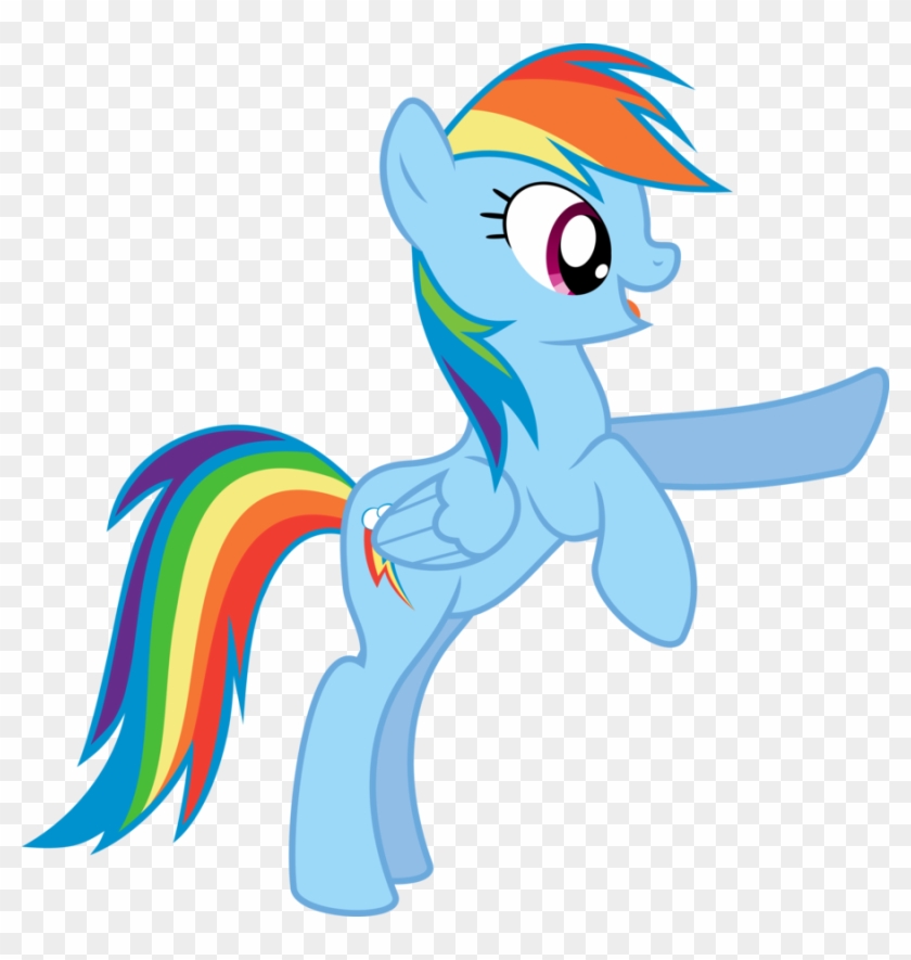 Rainbow Dash Standing By Emedina13 Rainbow Dash Standing - Pony Friendship Is Magic Rainbow #1246848