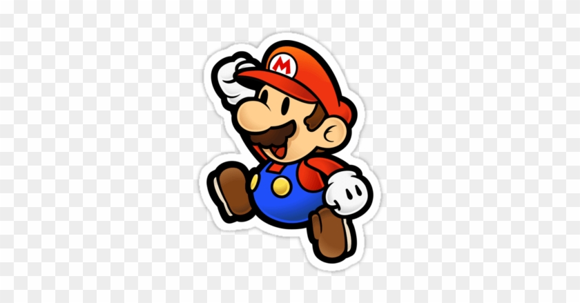 Super Mario Sticker - Super Paper Mario Mario #1246876