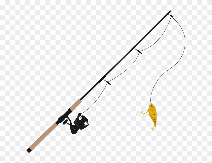 Fishing Rod Fishing Line Clip Art - Fisherman's Journal: Fisherman's Journal / Logbook #1247039