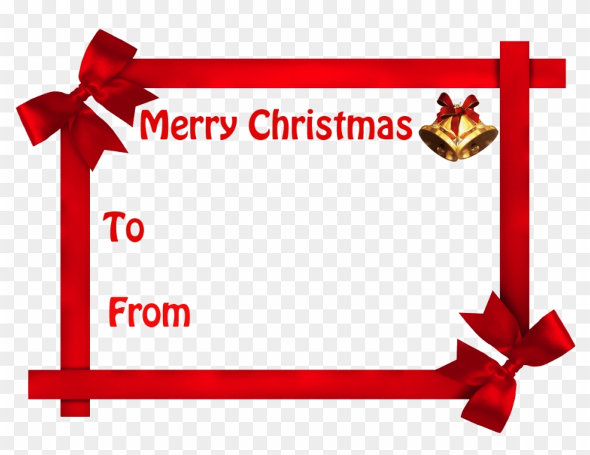 Merry Christmas Gift Labels #1247070