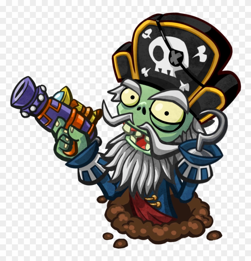 Captain Deadbeard - Plants Vs. Zombies: Garden Warfare 2 - Free Transparent  PNG Clipart Images Download