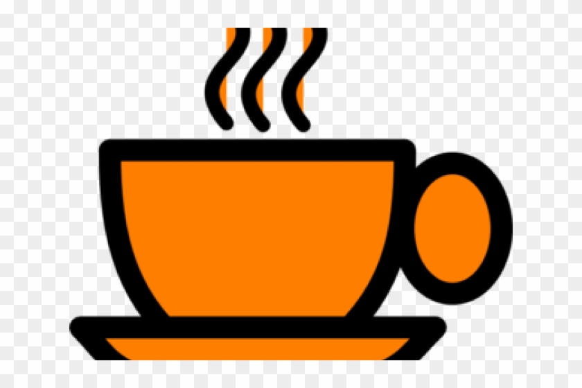 Coffee Clipart Orange - Coffee Cup Clip Art #1247095
