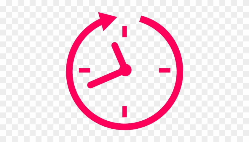 Icon Web Page Visits - Time Icon Png Pink #1247101