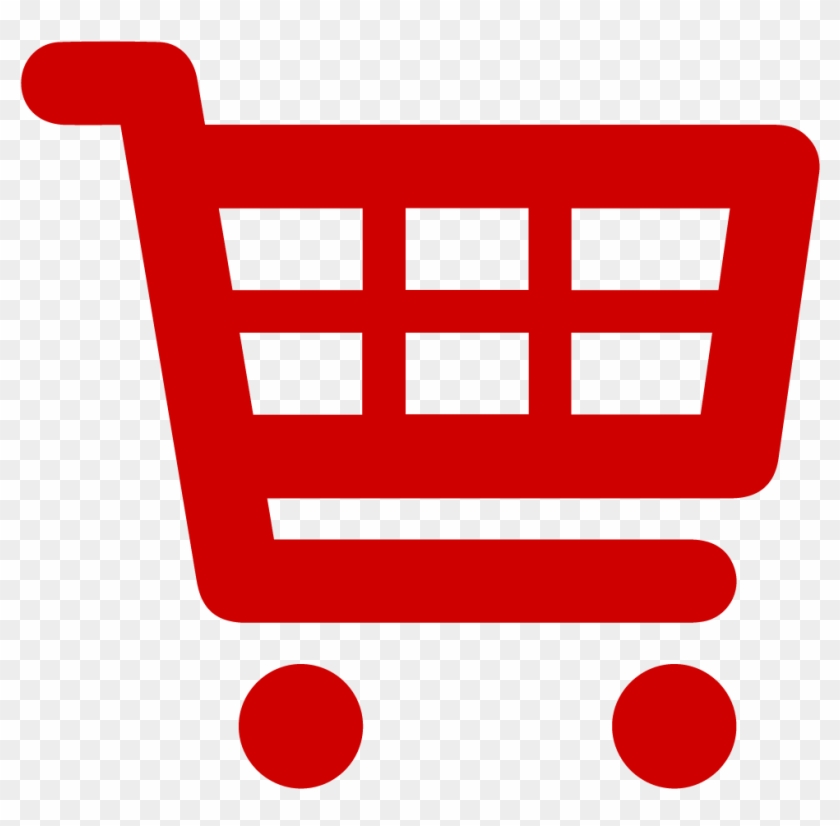 Red Simple Shopping Cart Icon Image - Recurring Payment #1247103