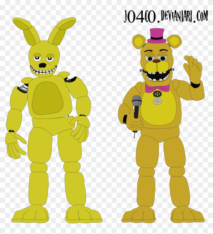 Fredbear And Spring Bonnie By Marioluigi89 On Deviantart - Fredbear's Family Diner Spring Bonnie #1247337