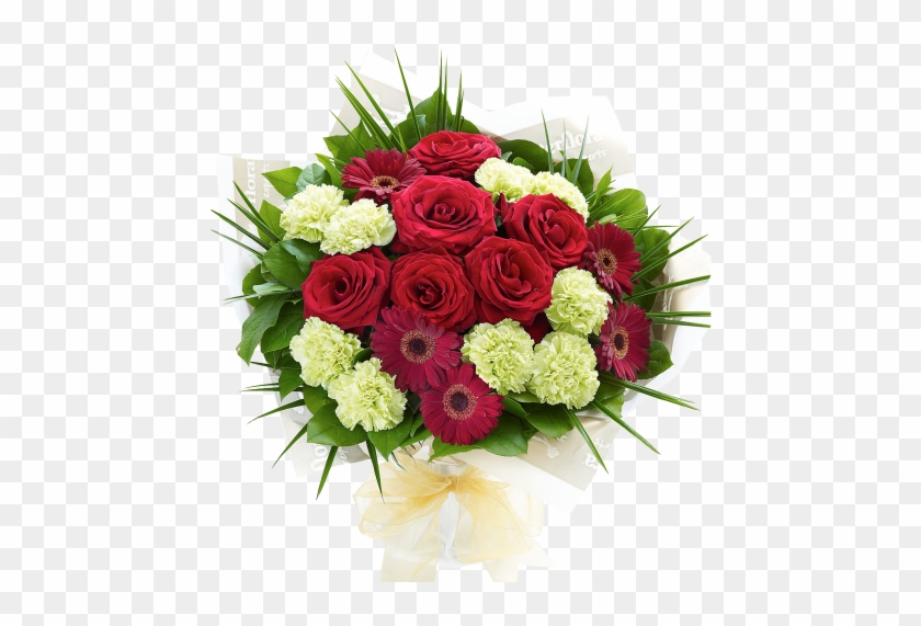 Heavenly Red Rose Hand Tied - Hand Tied Bouquets Png #1247379