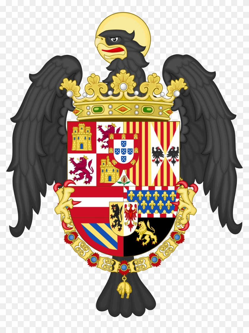 File Royal Coat Of Arms Of Spain With The Eagle Of - Philip Ii Of Spain #1247529