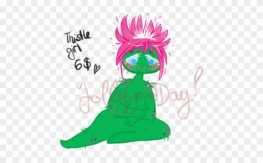 Thistle Girl Adopt By Jollygoodday On Deviantart Rh - Cartoon #1248113